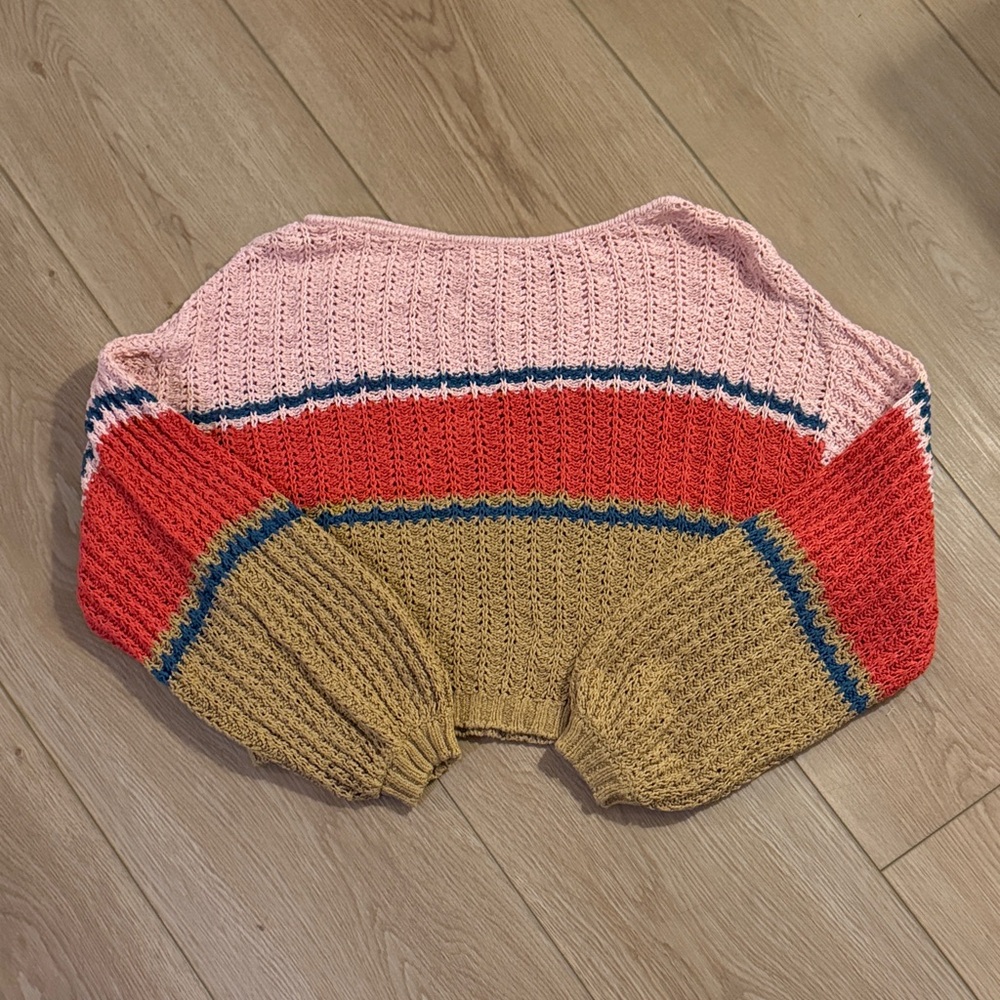 Colorful Striped Kids Sweater